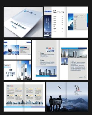 企業(yè)宣傳畫冊(cè)模板版式設(shè)計(jì)下載